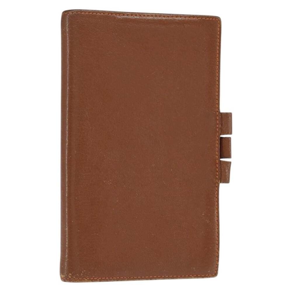 Hermes Leather Day Planner Cover Brown